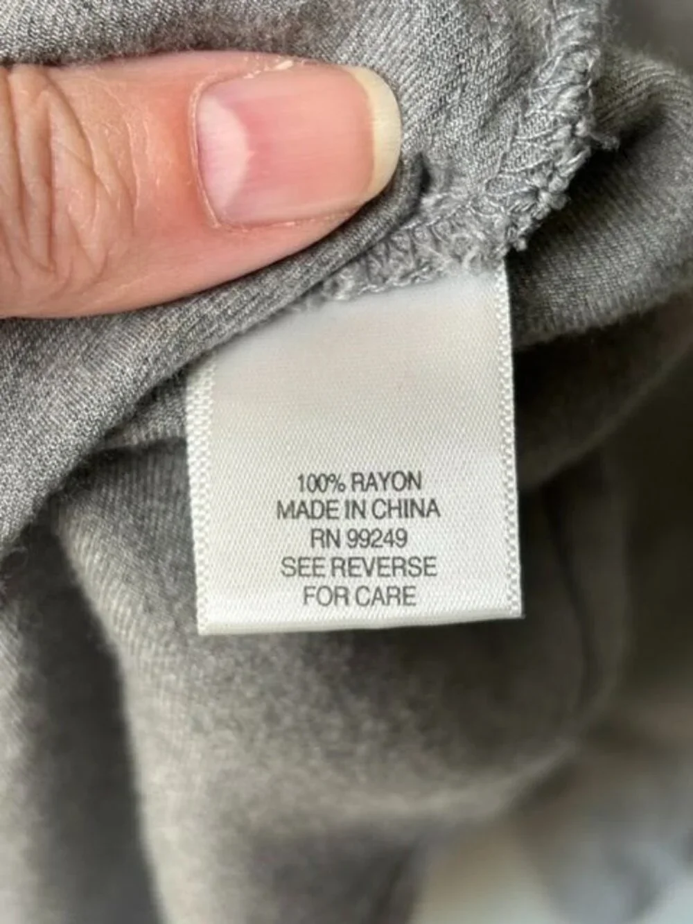 Sunday Hooded Utility Jacket Gray Rayon Lightweight Anorak Drawstring Women's L